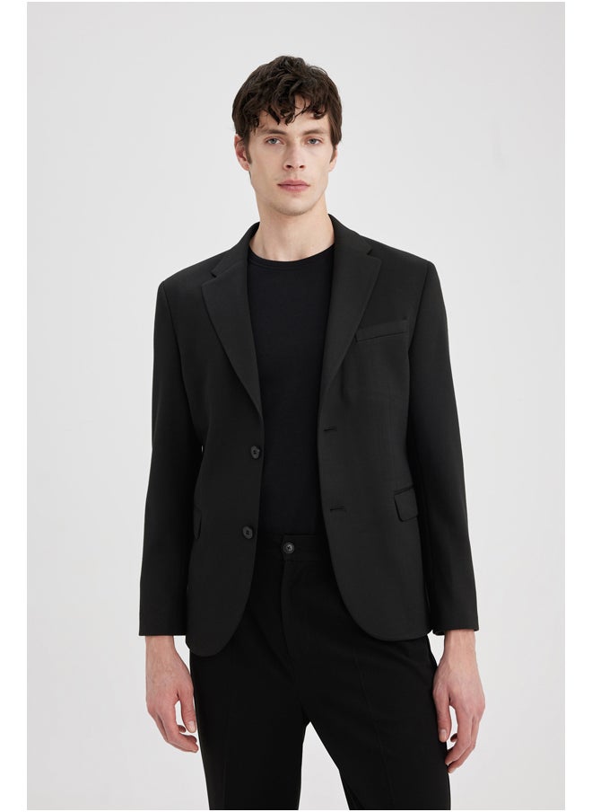 DeFacto - Man Smart Casual Modern Fit Mono Neck Blazer - Image 1