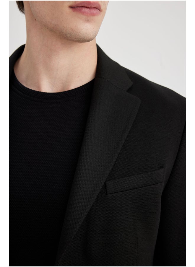 DeFacto - Man Smart Casual Modern Fit Mono Neck Blazer - Image 1