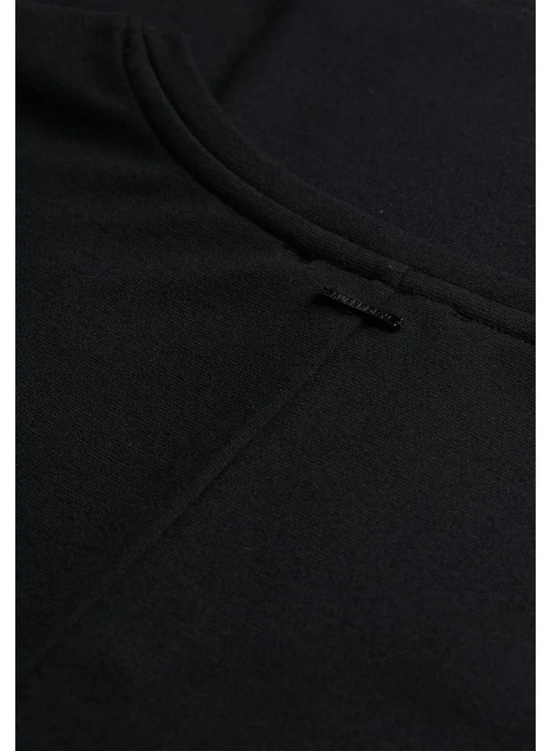Superdry Classic Black Midi Dress