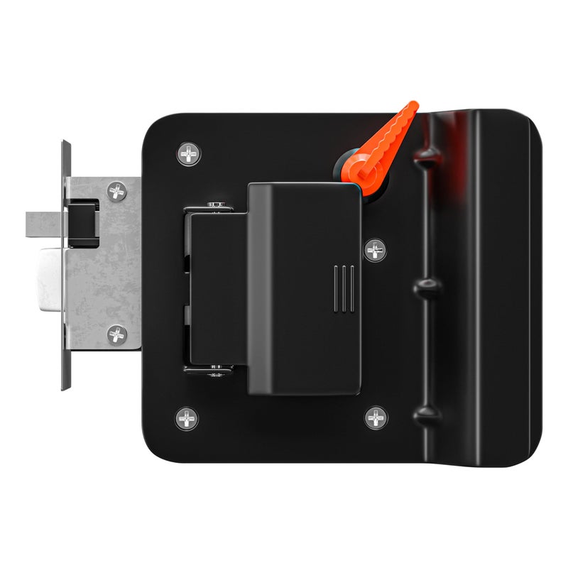 Leisure Locks RV Travel Trailer Entry Door Lock Polar Black Paddle Deadbolt - Image 3