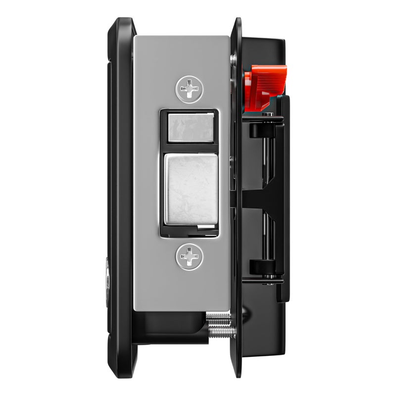 Leisure Locks RV Travel Trailer Entry Door Lock Polar Black Paddle Deadbolt - Image 5