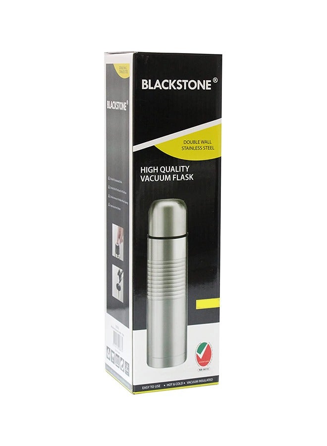BLACKSTONE زجاجة ماء وفلاسكة معزولة مزدوجة الجدار من الفولاذ المقاوم للصدأ سعة 750 مل مع غطاء مانع للتسرب للمشروبات الساخنة أو الباردة للاستخدام في السفر والأنشطة الخارجية - Image 2
