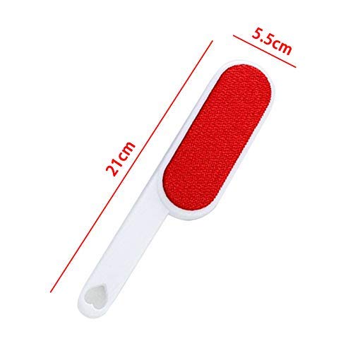 Moolten Double-Sided Magic Lint Brush, Electrostatic Cleaning Dust Brush Dust Pet Hair Remover (Red) - Image 5