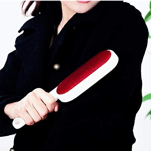 Moolten Double-Sided Magic Lint Brush, Electrostatic Cleaning Dust Brush Dust Pet Hair Remover (Red) - Image 3