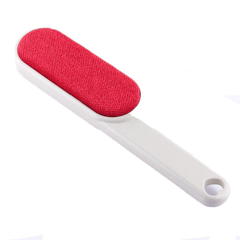 Moolten Double-Sided Magic Lint Brush, Electrostatic Cleaning Dust Brush Dust Pet Hair Remover (Red) - Image 1