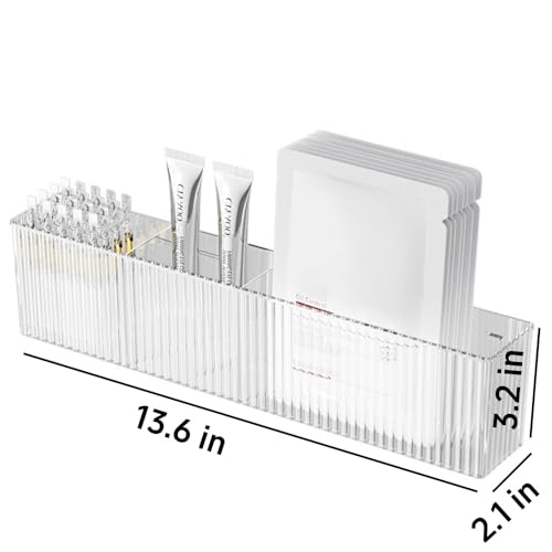 MAKIOTEKO 2 Pack Wall Mount Marker Organizer, Makeup Organizer Hanging Storage Organizer Bin Floating Shelves for Office Bathroom Kitchen Bedroom (Large) - Image 2