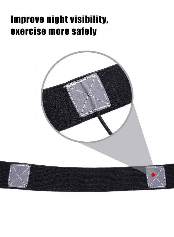 Jovitec JOVITEC 2 Pieces Race Number Belt with 6 Gel Loops for Running Cycling Triathlon Marathon (Black) - Image 2