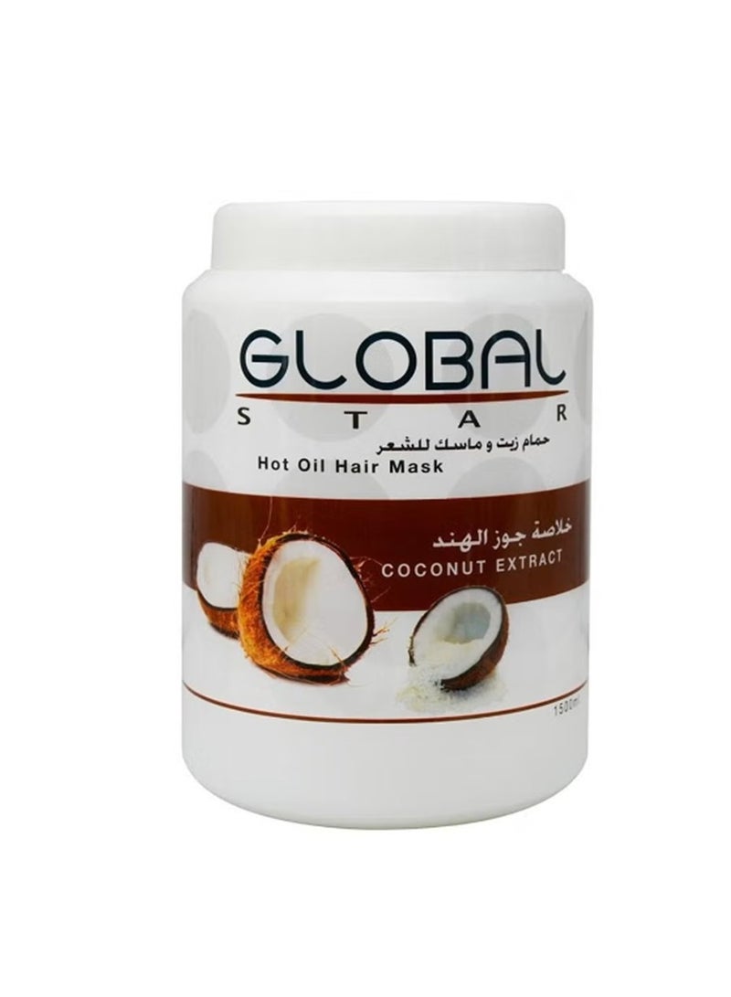 Global Star Hair Mask With Coconut Extract 1500 ML