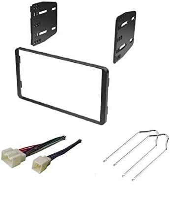 ASC Audio ASC Car Stereo Install Dash Kit, Wire Harness, and Tool for Double Din Aftermarket Radio - Compatible With Select Ford, Lincoln, Mazda, Mercury Vehicles - Image 1