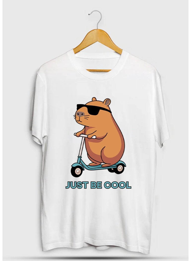 SHOP NEW ARRIVALS JUST BE COOL EFFORTLESS STYLE T-SHIRT Motivational Quote Graphic Tee for Men Women Inspirational Success Mindset Gift Unisex Comfortable Cotton - Image 2