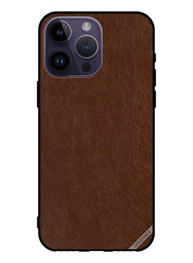 Covernex Protective Case Cover For Apple iPhone 14 Pro Max Leather Pattern 2  - Image 1