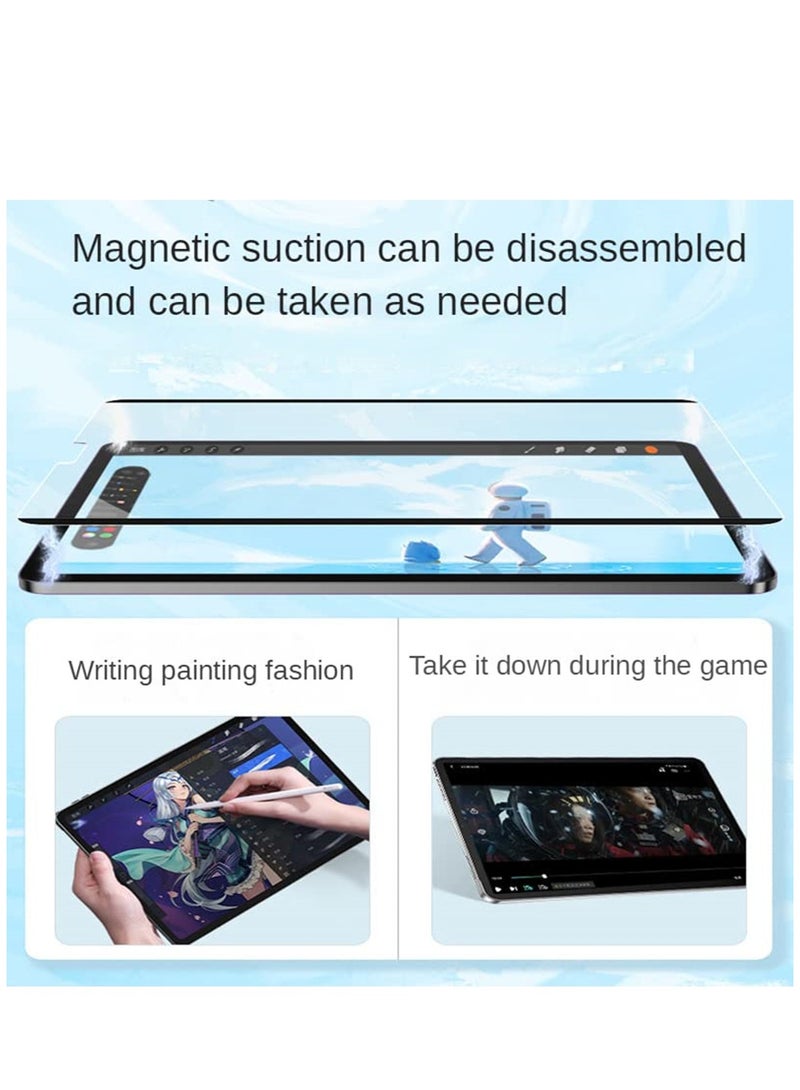 DUSALA Detachable Magnetic Screen Protector for IPad 10.2 Inch (2021/2020/2019 9/8/7 Gen) Pencil Feel Washable Removable Reusable Anti-Glare Paper Film Screen Protector for Drawing - Image 3