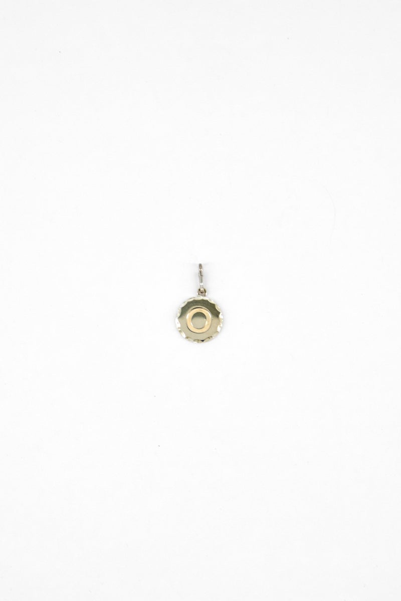 ALEX AND ANI Women Stainless Steel Initial Charm O Sterling, Silver  - Image 2