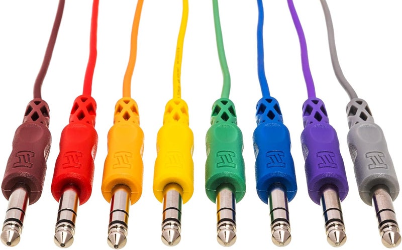 Hosa CSS-830 Balanced Patch Cables, 1/4 Inch TRS to Same, 1 Foot - Image 3