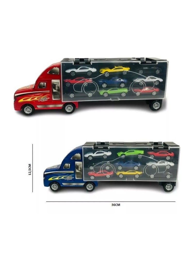 Truck Transports Cars and Vehicles - Image 2