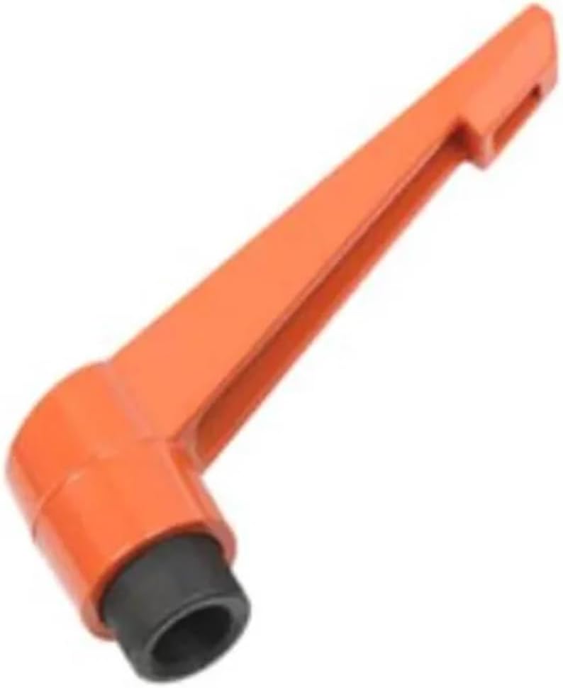1PC M4 M5 M6 M8 M10 M12 M16 Orange Colour Clamping Lever Machinery Adjustable Handle Locking External Male Thread Knob(Screw M5x12mm) - Image 3