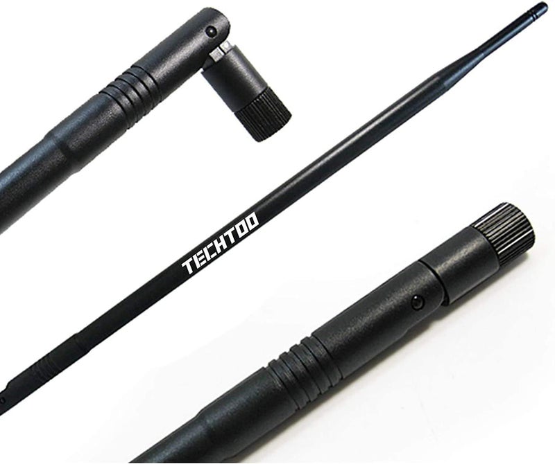 TECHTOO 9dBi WiFi Antenna with SMA Male Connector Compatible W/Anran Haloview IP Camera & Other Wireless Security Camera Antenna - 2.4Ghz Wireless Networking Device (SMA-Plug 1Pack) - Image 4
