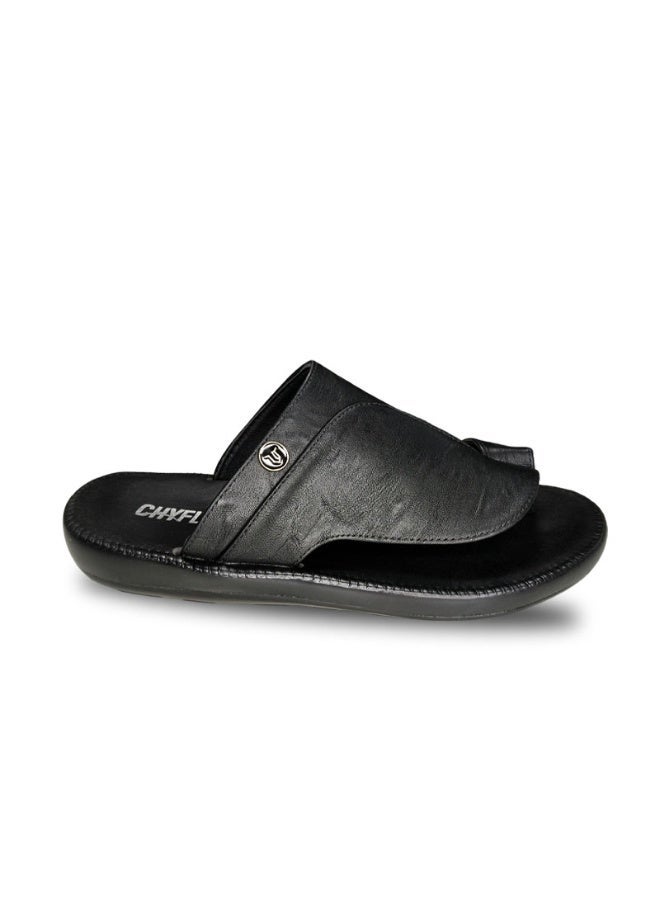 Arab-style Men's Flat Comfortable Slippers, Simple And Easy-to-wear Design, With Distinctive Patchwork Detailing - Image 2