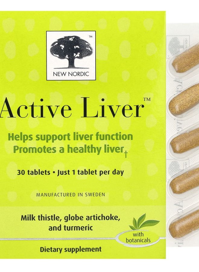 New Nordic Active Liver 30 Tablets 
