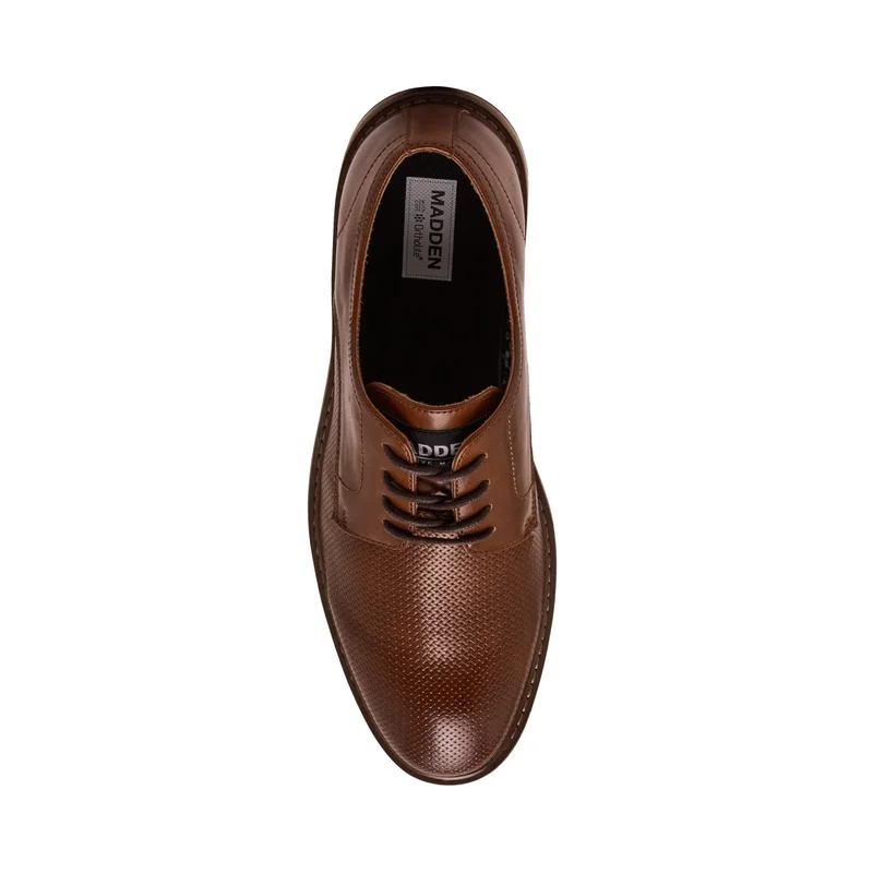 STEVE MADDEN  Evester Textured Lace-Up Formal Shoes for Men | Best Price UAE