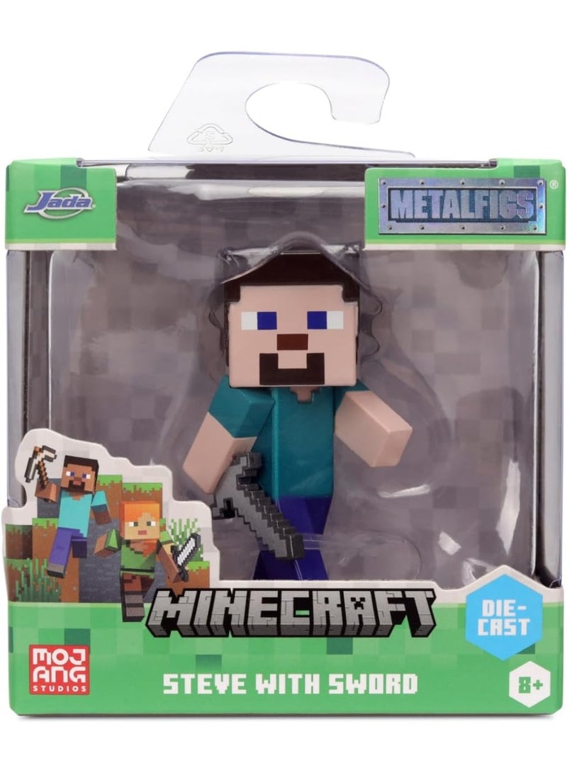 Jada Toys Minecraft Figure (1 Piece) - 1 of 4 Collectible Metal Figures (Steve, Alex, Skeleton, Villager) for Fans and Children from 8 Years, Random Selection, 6.5 cm, Wave 4 - Image 2