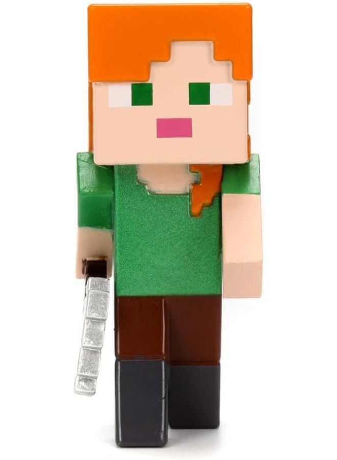 Jada Toys Minecraft Figure (1 Piece) - 1 of 4 Collectible Metal Figures (Steve, Alex, Skeleton, Villager) for Fans and Children from 8 Years, Random Selection, 6.5 cm, Wave 4 - Image 5