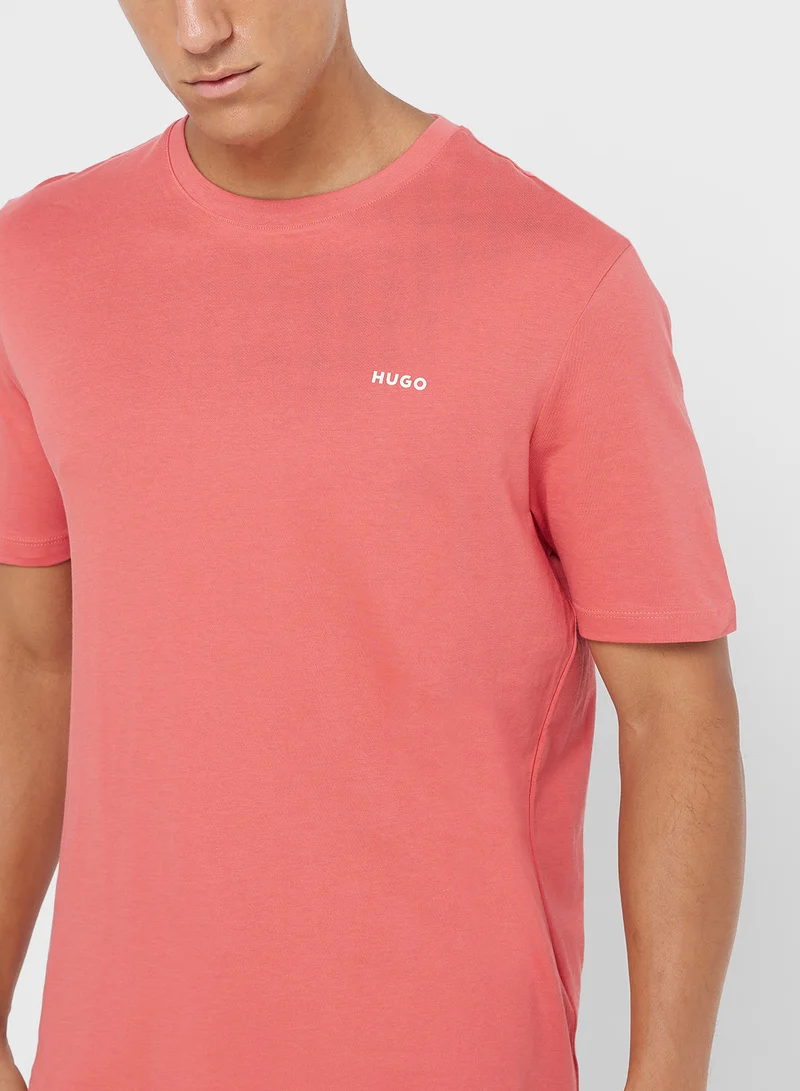 هوجو Logo Crew Neck T-Shirt