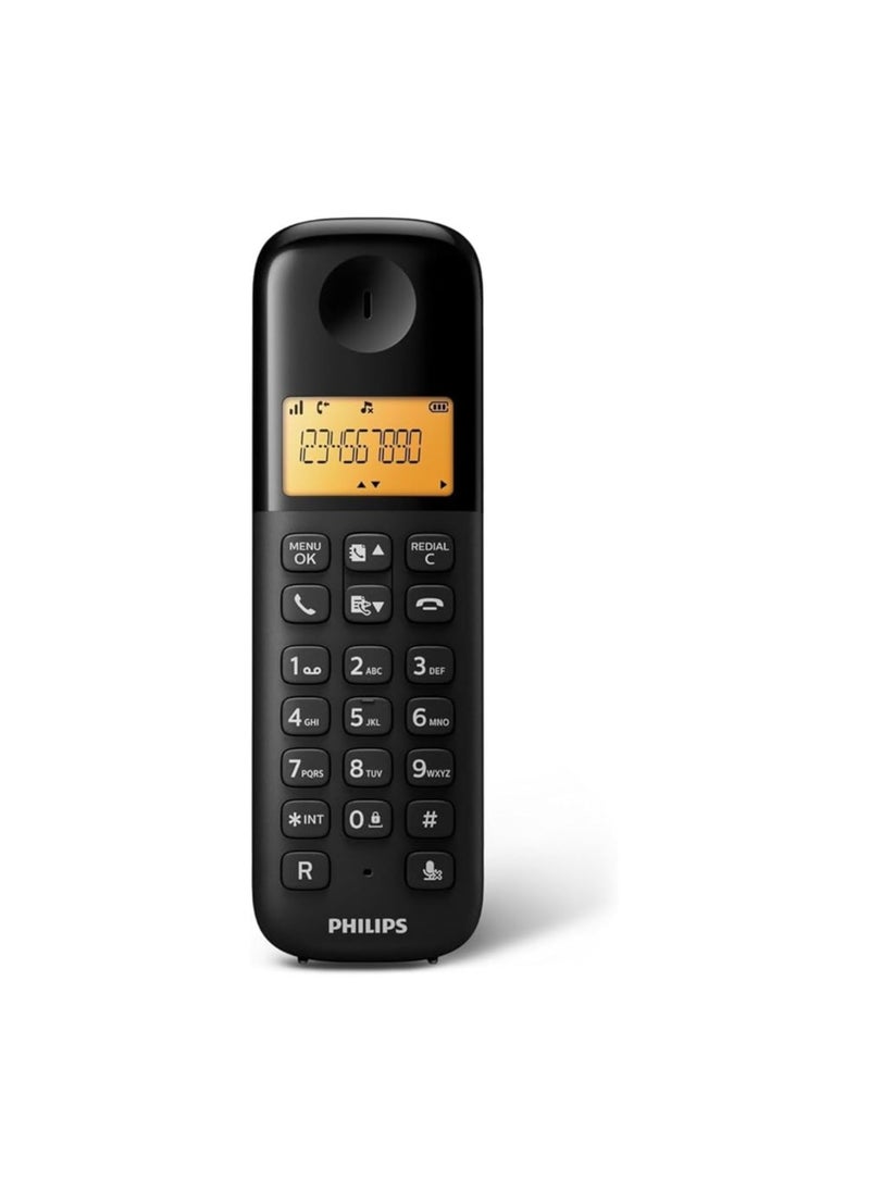 Generic D160 Cordless Phone Black  - Image 2