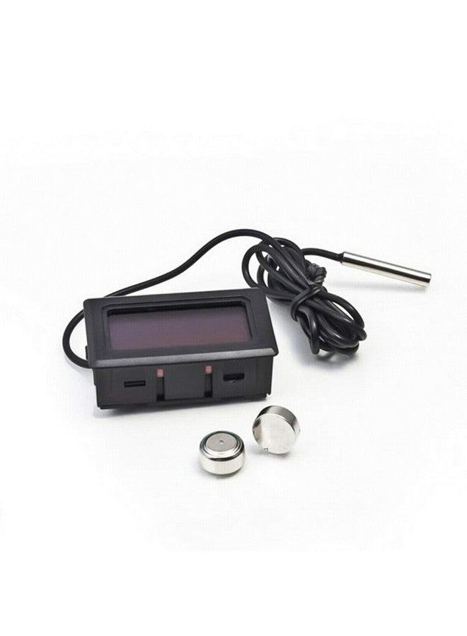 هيليتجو مقياس حرارة رقمي بشاشة LCD من HiLetgo، 5 قطع، مقياس حرارة للثلاجة بشاشة LCD رقمية، درجة حرارة الماء مع مسبار فهرنهايت - Image 3