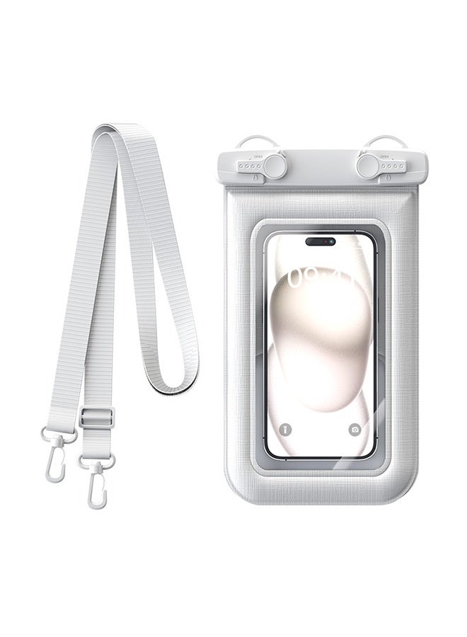 IPX8-Certified Waterproof Phone Case, Waterproof Phone Pouch with Touch Screen & Lanyard - Underwater Protection Dry Bag for Swimming, Rafting, Diving, Compatible with Phones 7.2 Inches and Smaller(1 PC)