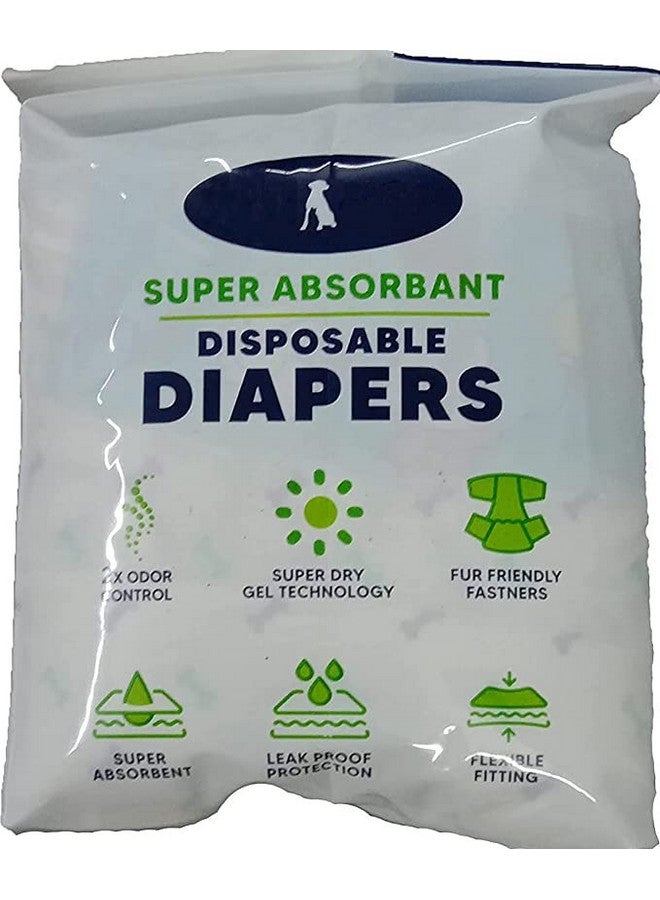 Generic Pet Disposable Female Puppy, 12 Pieces Dog Diaper/Physiological Pants/Sanitary Cotton Underwear Nappy (430Mm X 300Mm) - Medium - Image 3