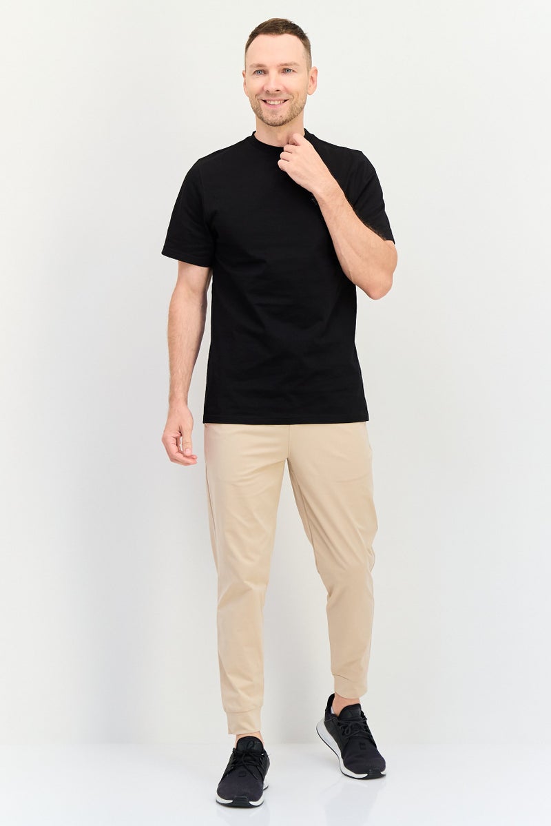 RBX Men Sportswear Fit Outdoor Sweatpants, Beige  - Image 3