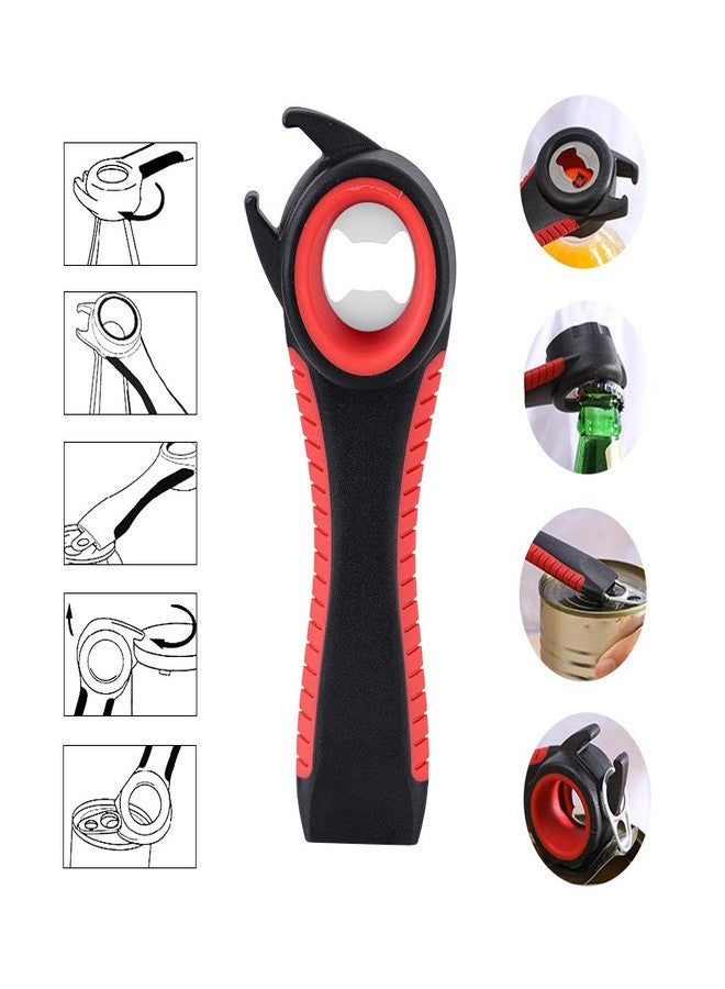 Astofli 5 Pack Jar Opener For Seniors With Arthritis, Easy Twist Lid Opener Jar Opener For Opening Jars With 2 PCS Rubber Jar Gripper, Multi Can Openers Prime For Seniors With Arthritis - Image 5