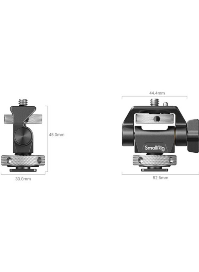 SMALLRIG حامل شاشة قابل للتدوير والإمالة من سمول ريج مع مشبك ناتو 2906B - Image 2