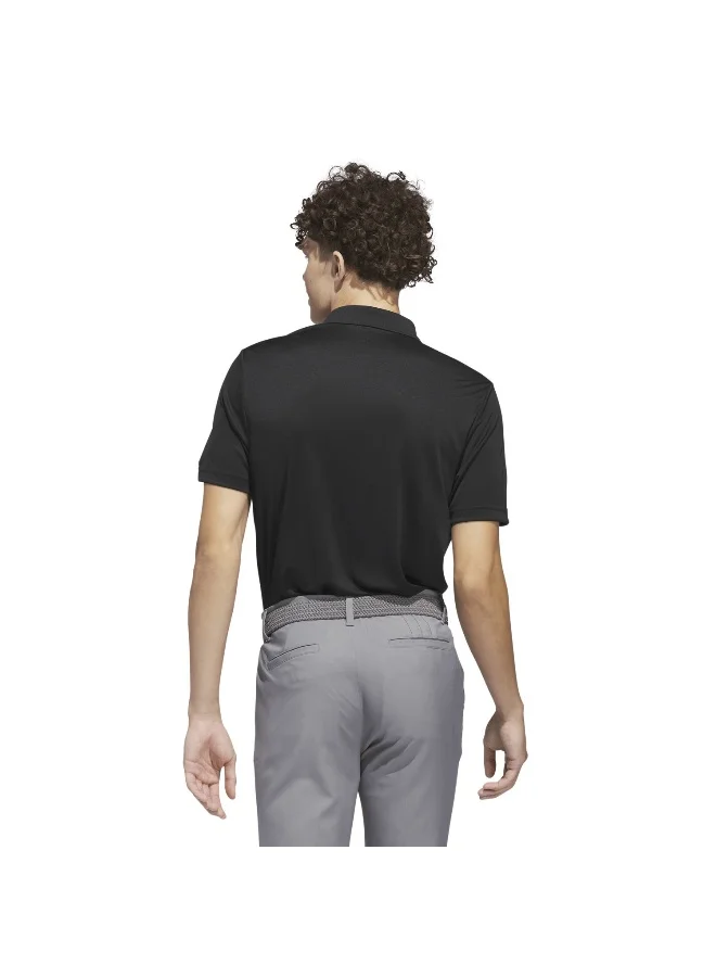 Adidas Adidas Adi Prf Lc Polo Black Golf Polo Shirts For Men S
