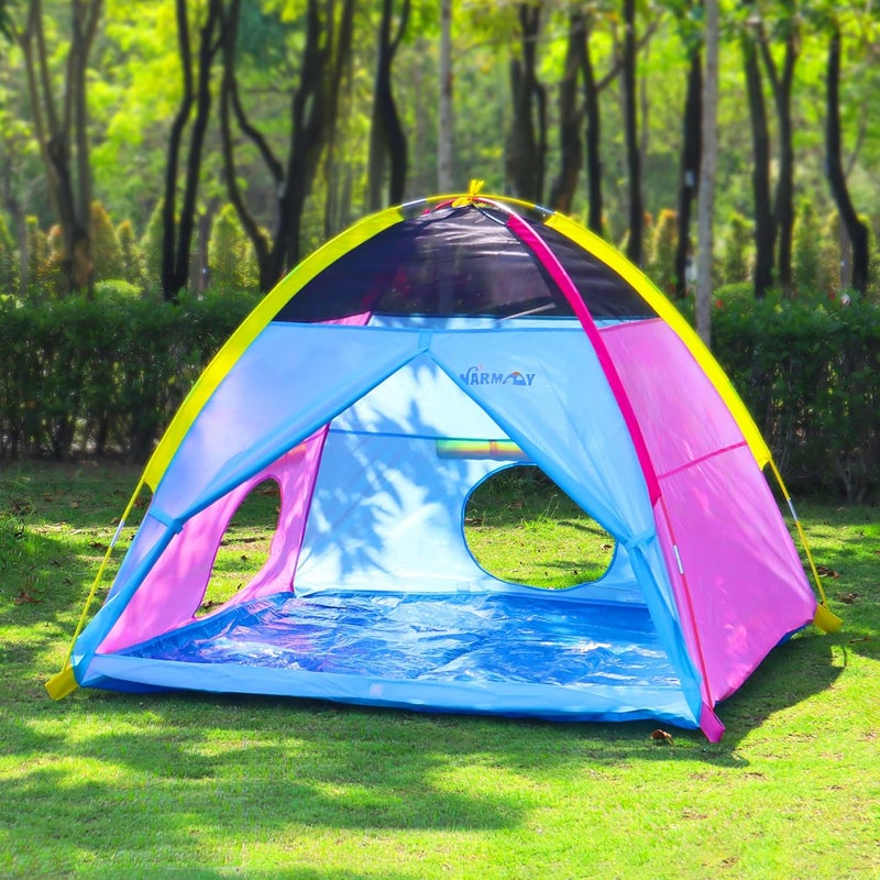 NARMAY ® Play Tent Easy Joy Dome Tent for Kids Indoor/Outdoor Fun - 60 x 60 x 44 inch - Image 4