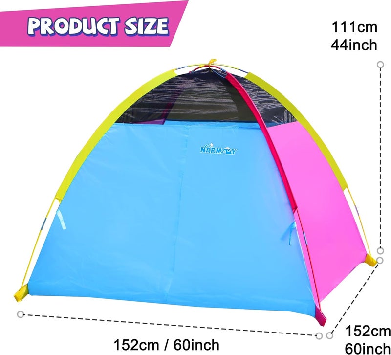 NARMAY ® Play Tent Easy Joy Dome Tent for Kids Indoor/Outdoor Fun - 60 x 60 x 44 inch - Image 5