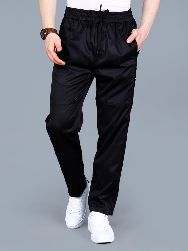Fort Collins Men Solid Pants with Zip Pocket - Image 1
