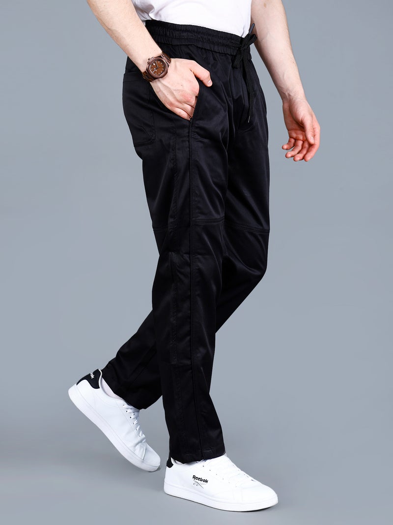 Fort Collins Men Solid Pants with Zip Pocket - Image 3