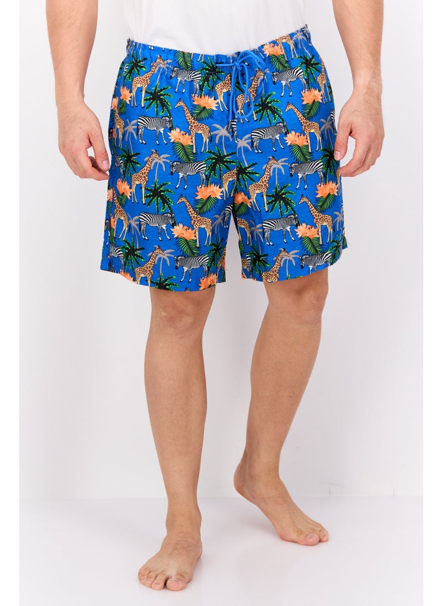 Men Allover Print Beach Short, Blue Combo - pzsku/Z61A7E6080F6D76E902A0Z/45/_/1737641932/f38bd5ae-ed5f-4310-a181-22b9eb9ae3b4