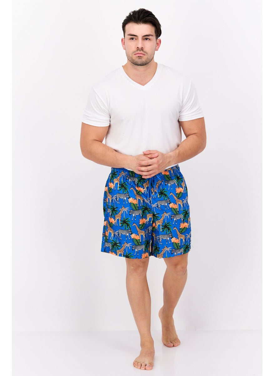 Men Allover Print Beach Short, Blue Combo - pzsku/Z61A7E6080F6D76E902A0Z/45/_/1737641948/a82b961b-ecbe-4bb4-a155-16f648763b3a