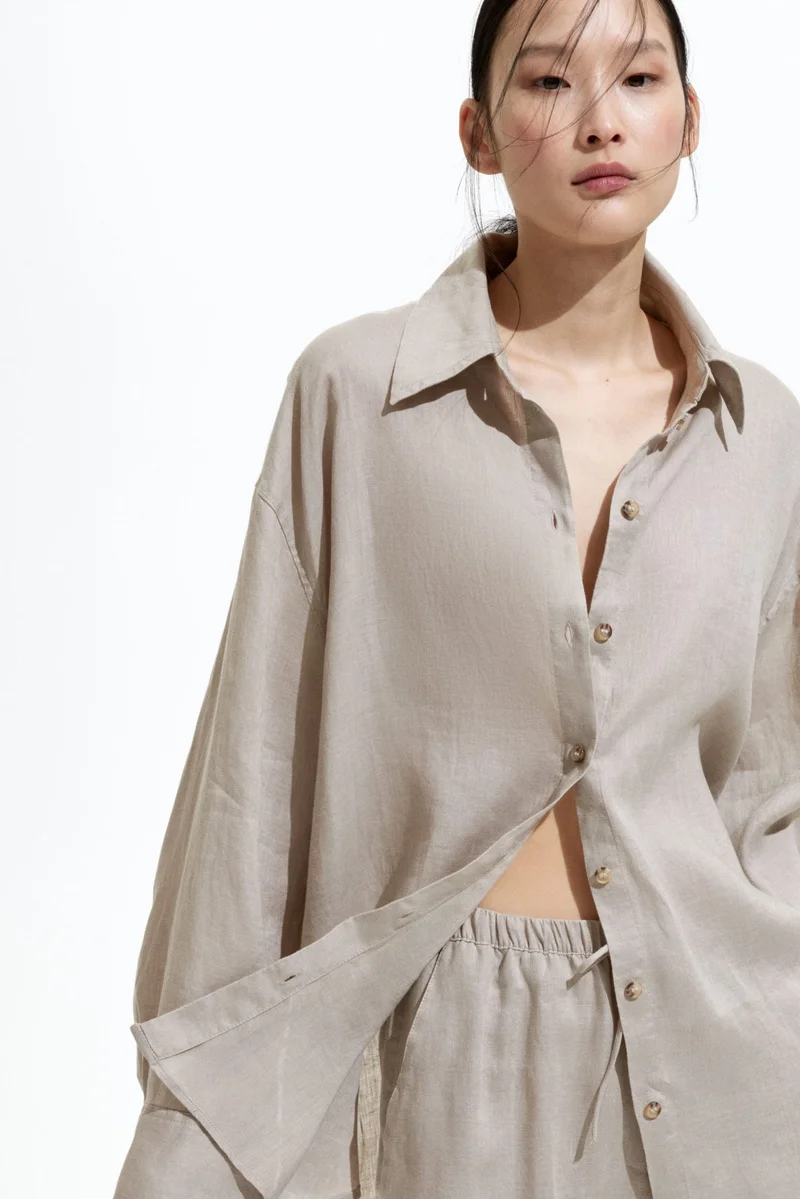 H&M Linen Bermuda shorts