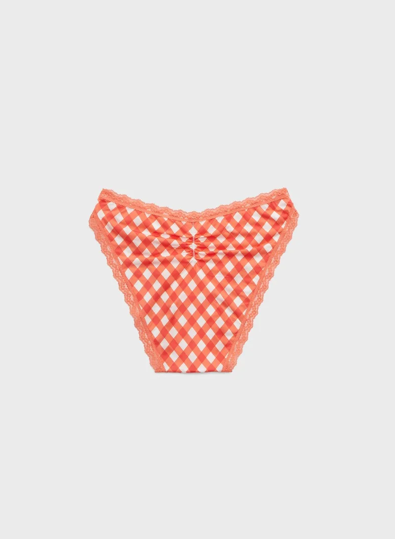 Aerie Lace Detail Bikini Bottom