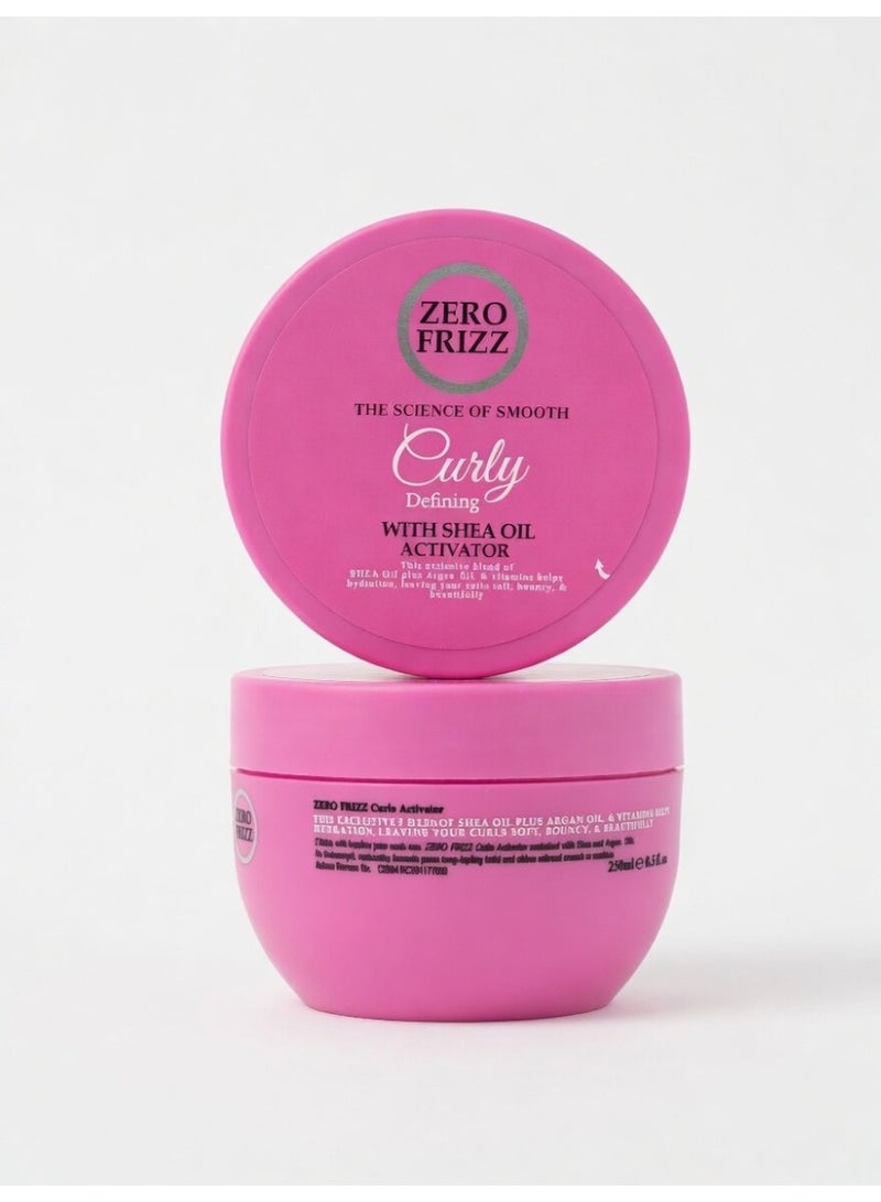 Zero Frizz Curly Defining Shea OIL Curly Activator 250ml - Image 1