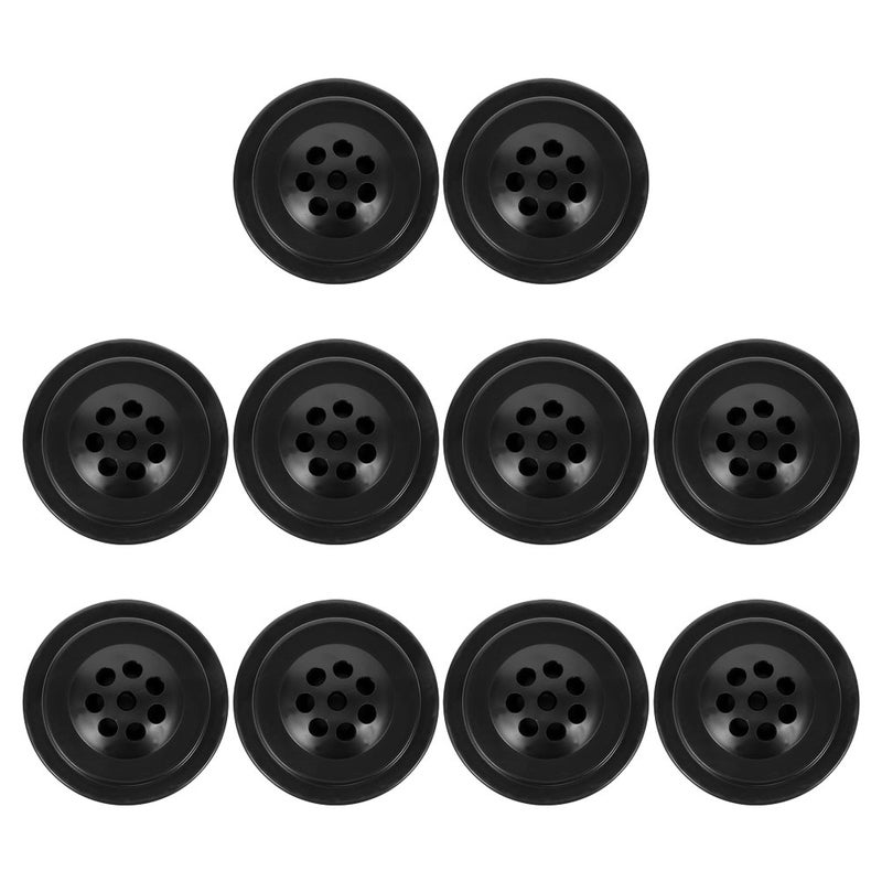 10pcs Tabletop Flag Stands: 8-Hole Stable Base For Company And Meeting Table - Miniature Flag Holder For Office Centerpiece - Image 1