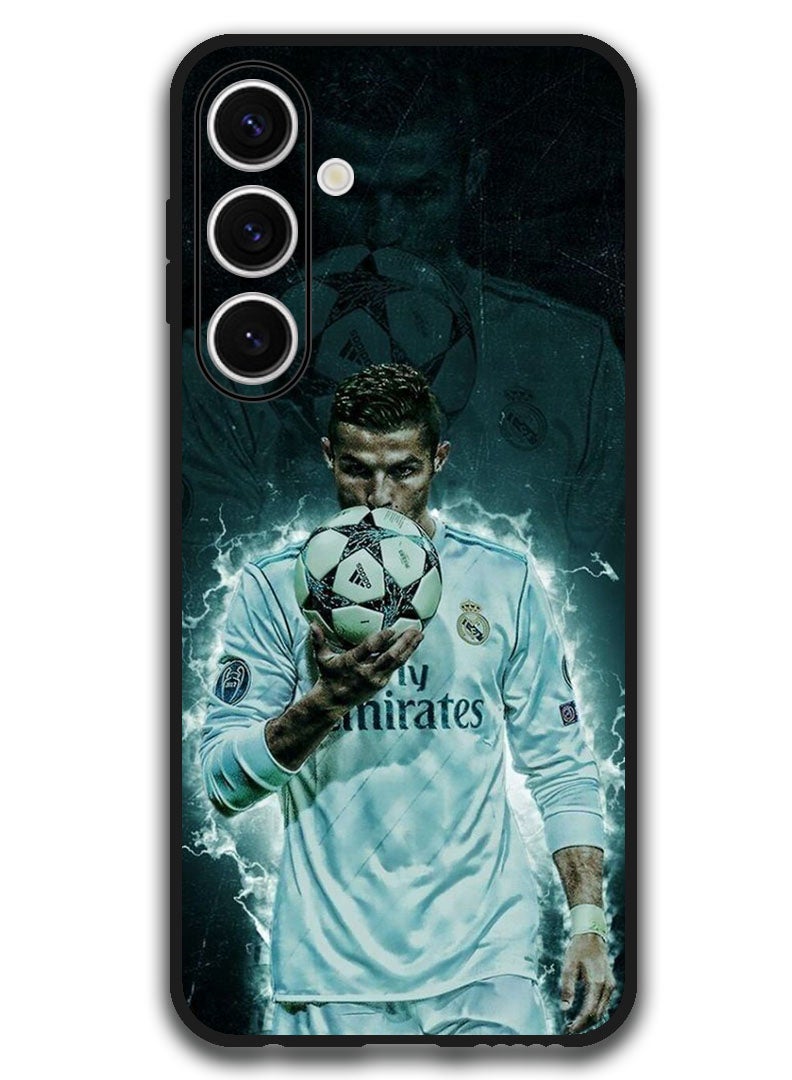 Theodor Protective Case Anti Scratch Shock Proof Bumper Cover For Samsung Galaxy S24 FE Ronaldo (3) - Image 1
