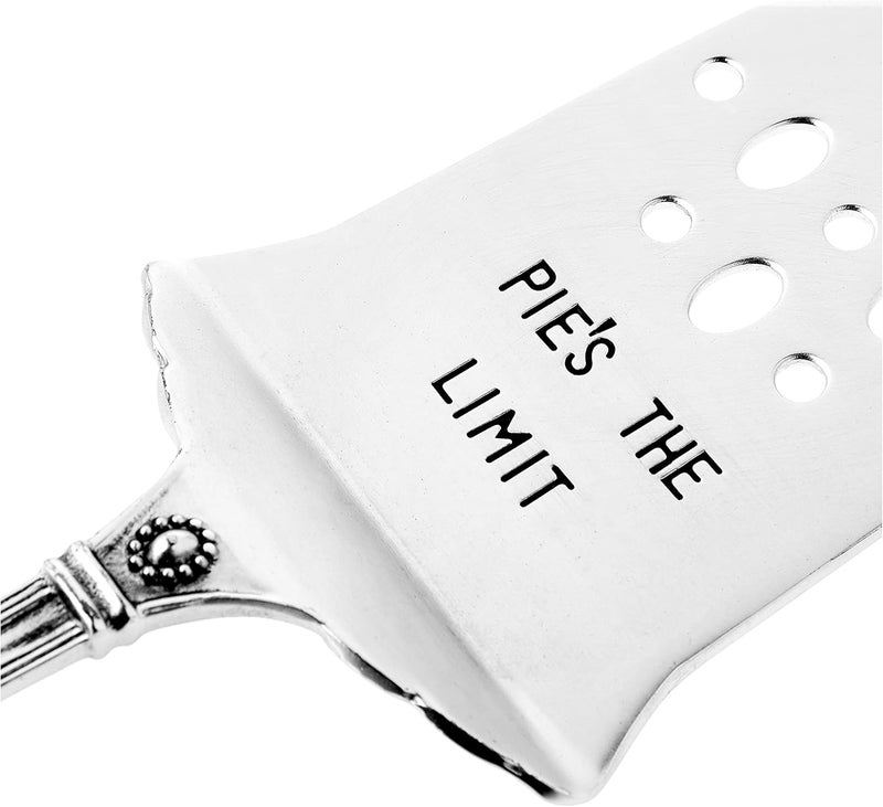 mud pie طبق فطيرة مود باي سيركا مع خادم أبيض فضي - Image 5