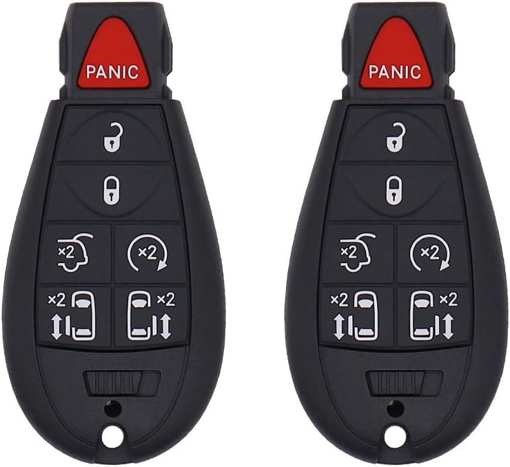HARUMA Keyless Entry Remote Key Fob for VW, Dodge, and Chrysler Vehicles - Image 1