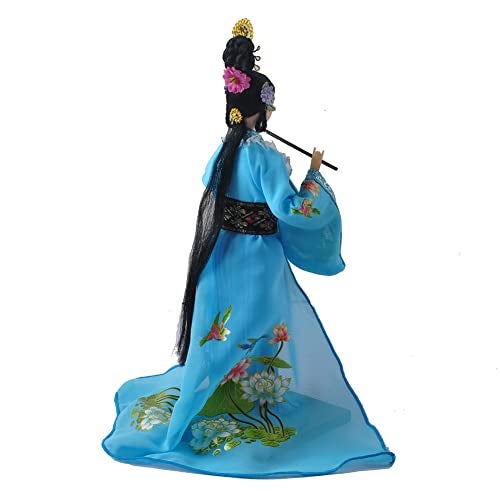 NW 12 Inch Chinese Traditional Handicraft Silk Figurine Collectible Chinese Ancient Character Ornaments for Home Decoration(1805-B) - Image 3