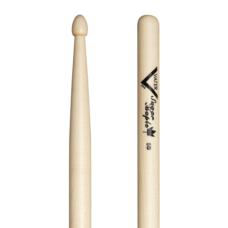 Vater 5B Wood Tip Sugar Maple Drumsticks, Pair - Image 1